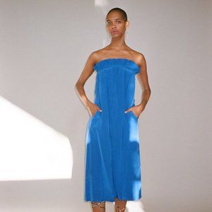 Maryam Nassir Zadeh Tahoe Glory Dress (Electric Blue, New With Tags)
